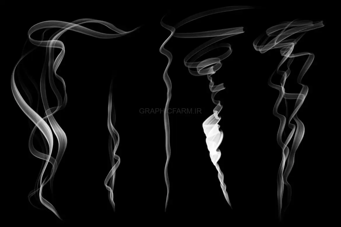 75 Cigarette Smoke Photoshop Stamp Brushes