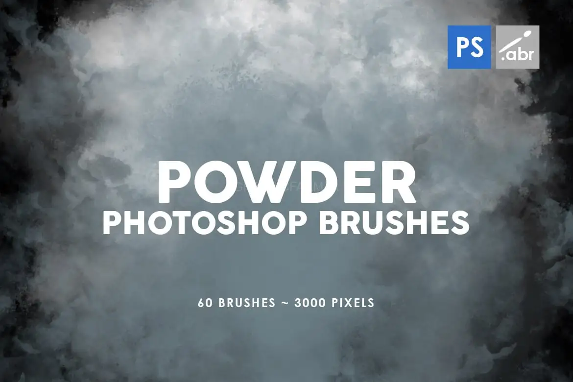 60 Powder Photoshop Stamp Brushes
