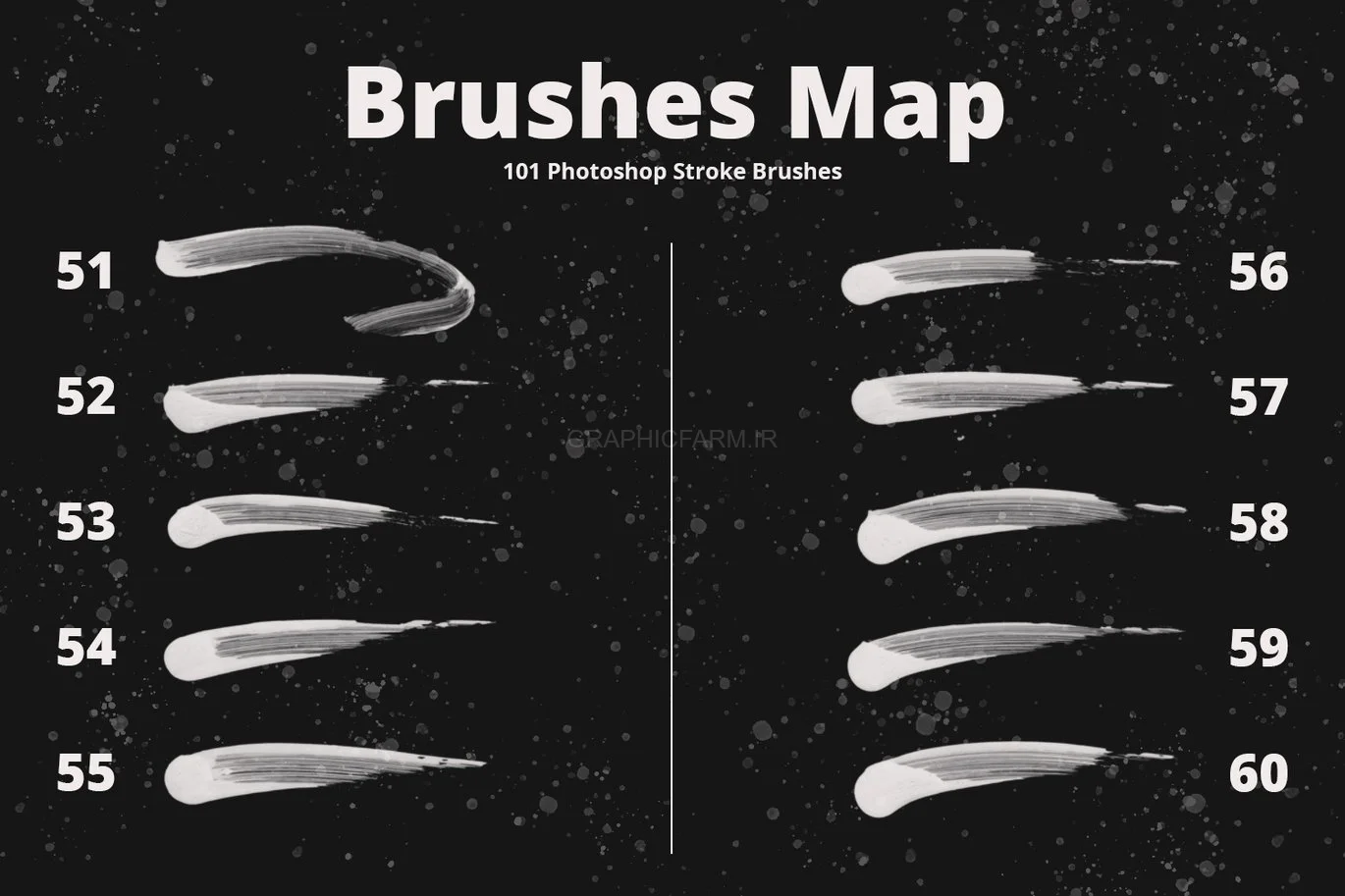 101 Photoshop Paint Stroke Brushes