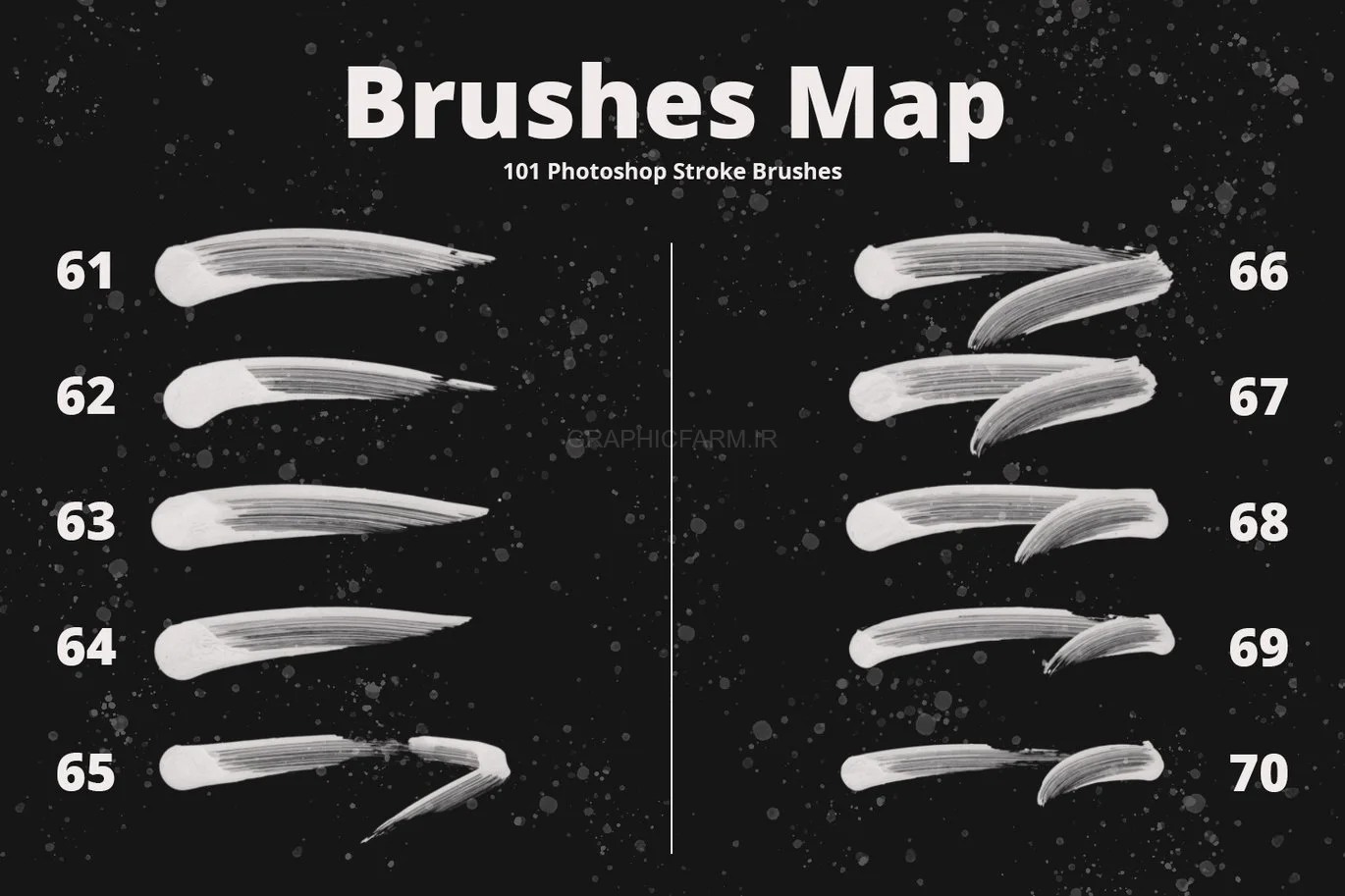 101 Photoshop Paint Stroke Brushes