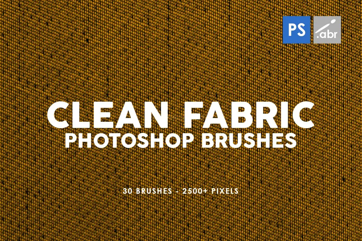 30 Clean Fabric Photoshop Stamp Brushes