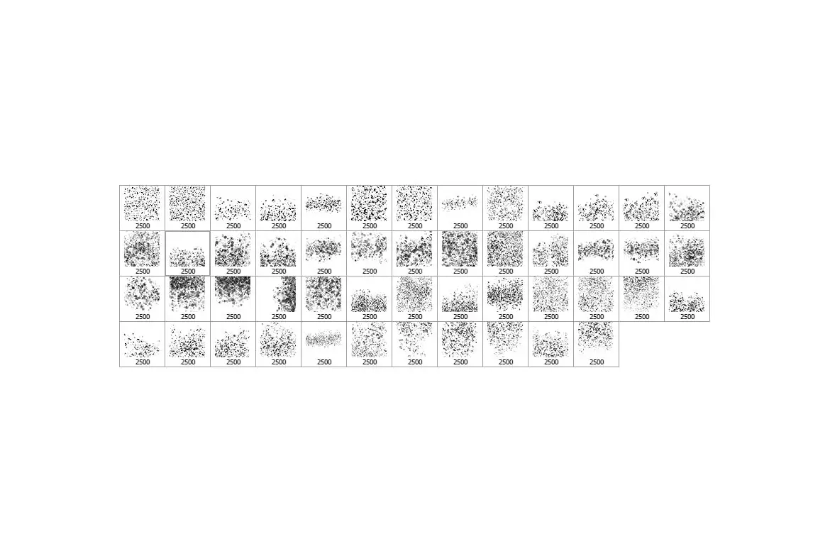 50 Water Drops Photoshop Stamp Brushes