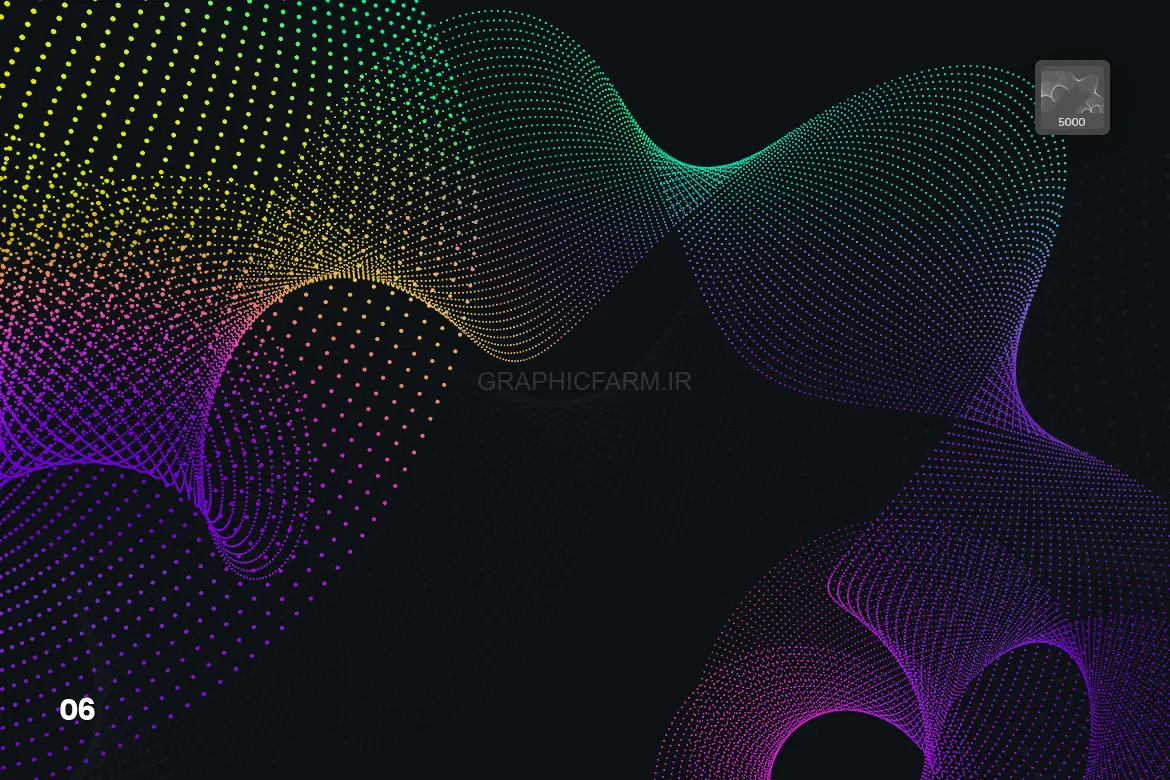 Dotted Wavy Swirls Photoshop Brushes