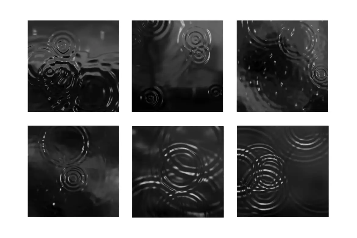 45 Water Ripple Photoshop Brushes