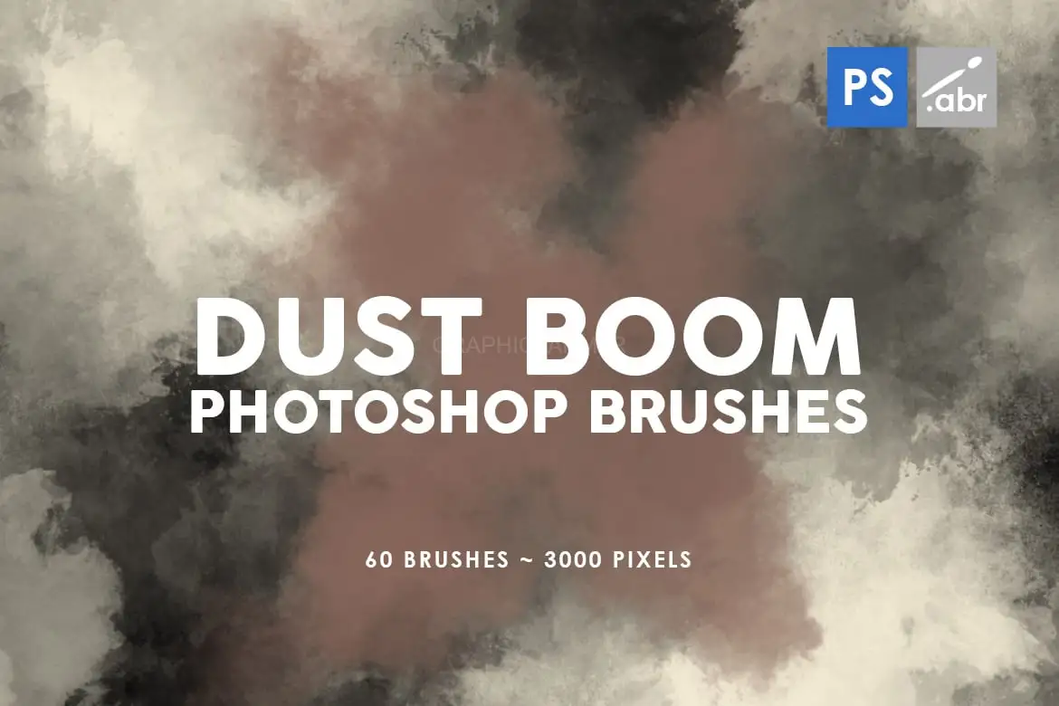 60 Dust Boom Photoshop Stamp Brushes