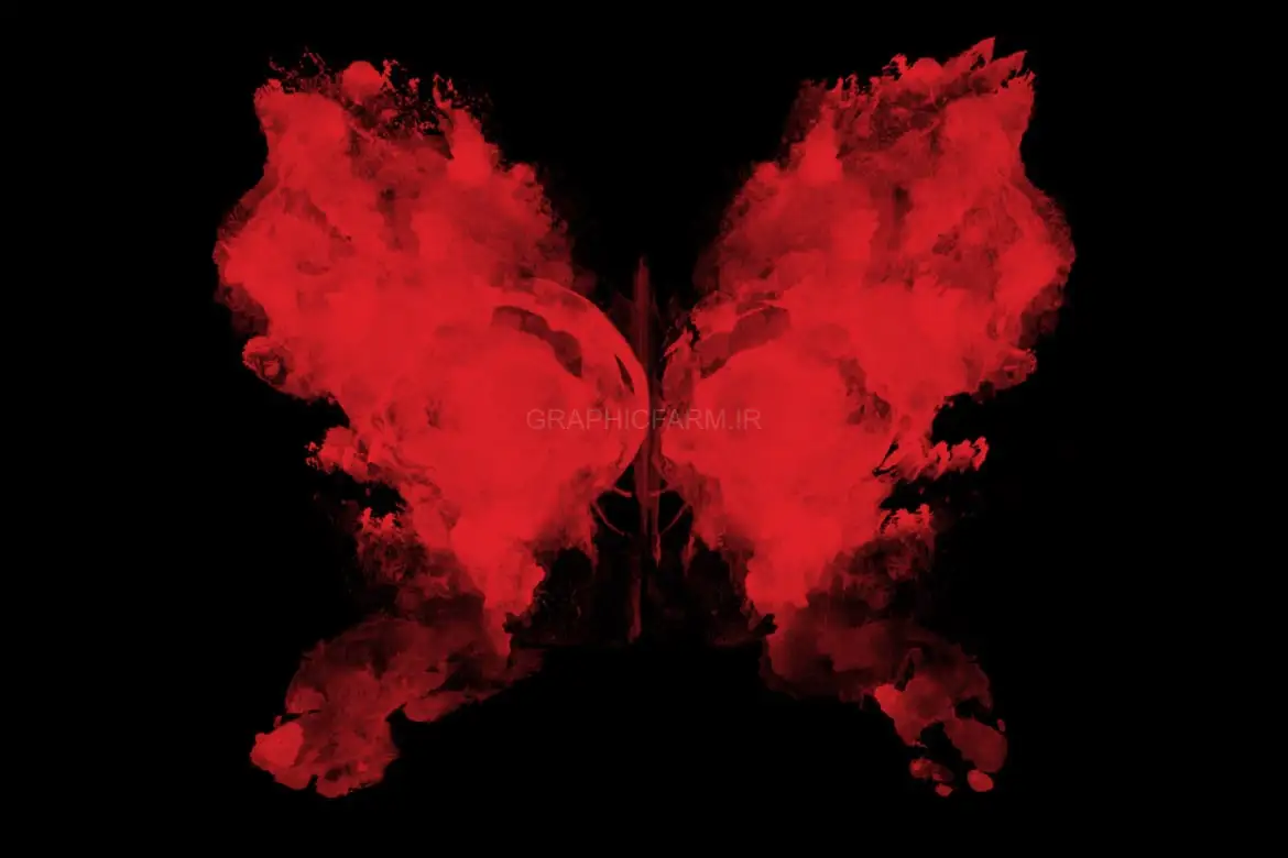75 Rorschach Butterflies Photoshop Brushes