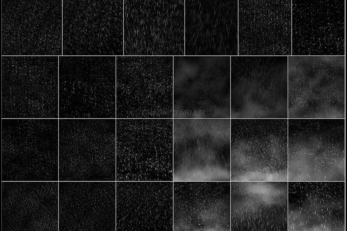 50 Rain Photoshop Brushes