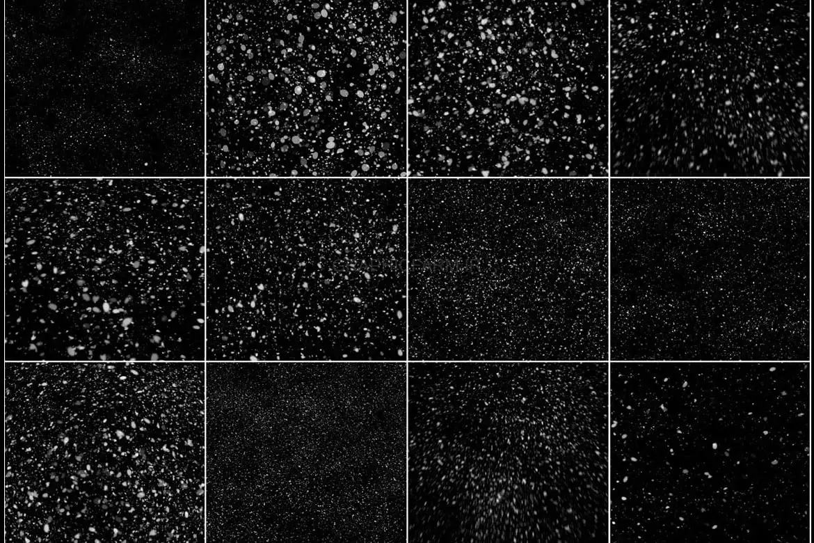 100 Snow Photoshop Brushes