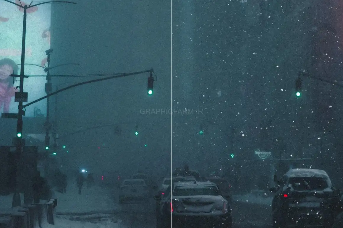 100 Snow Photoshop Brushes