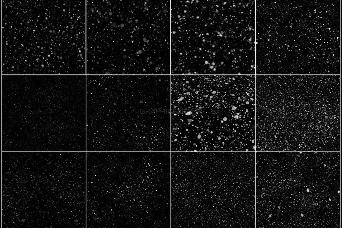 100 Snow Photoshop Brushes