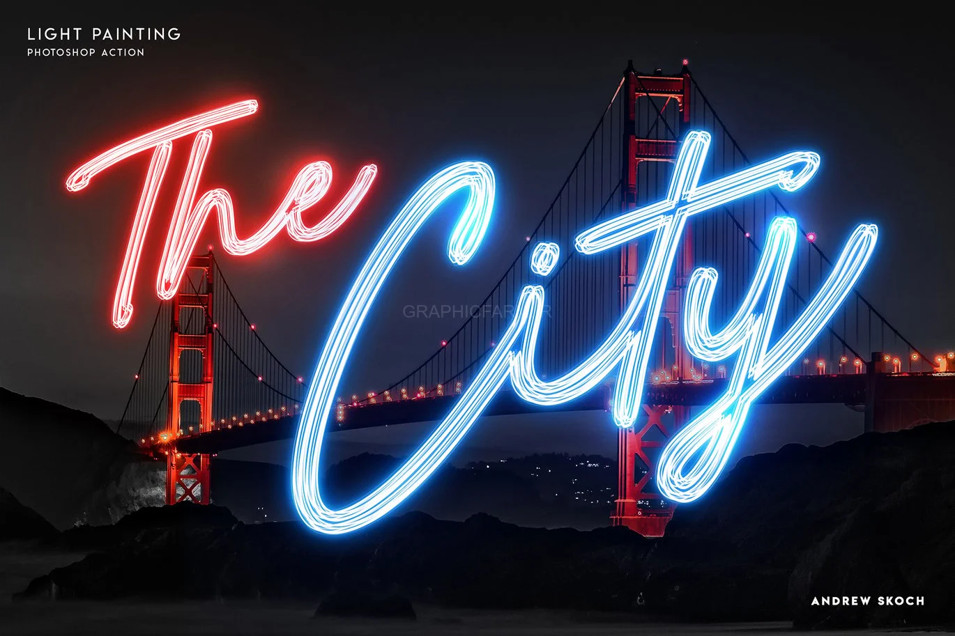 Light Painting - Photoshop Action