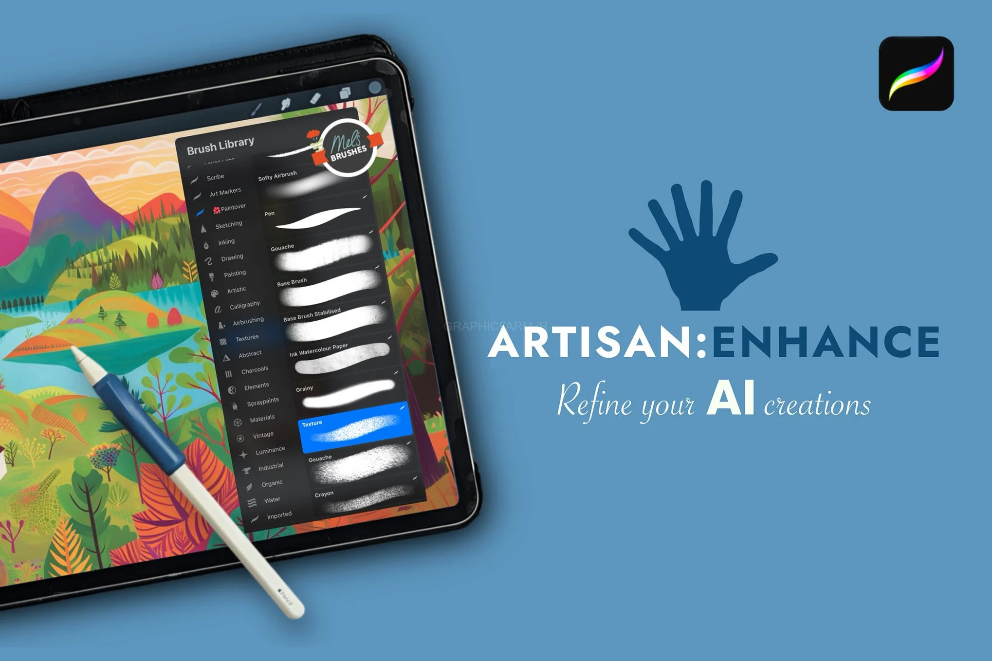 Artisan Enhance Procreate Brushes