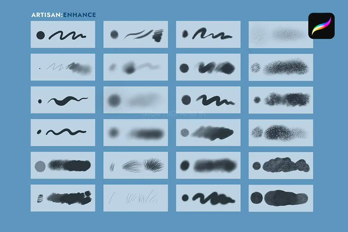 Artisan Enhance Procreate Brushes
