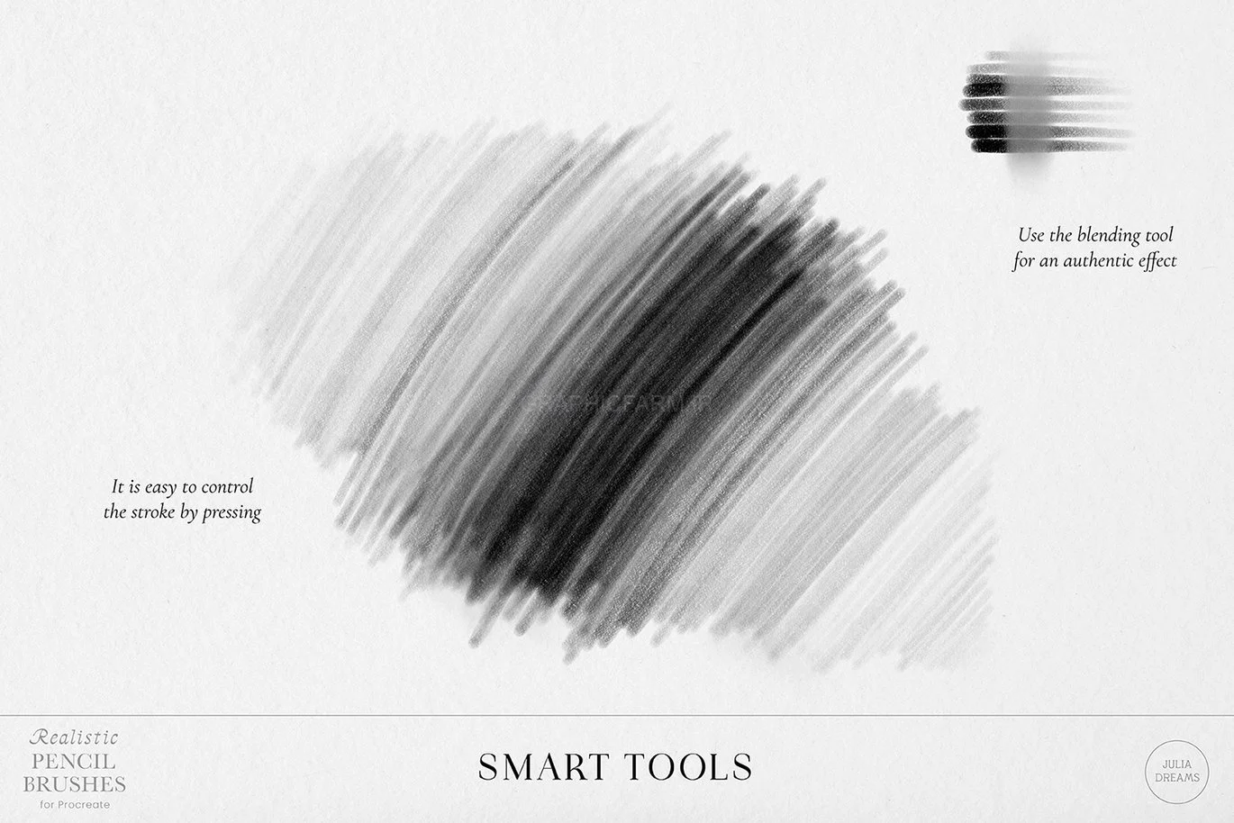 Realistic Pencil Procreate Brushes