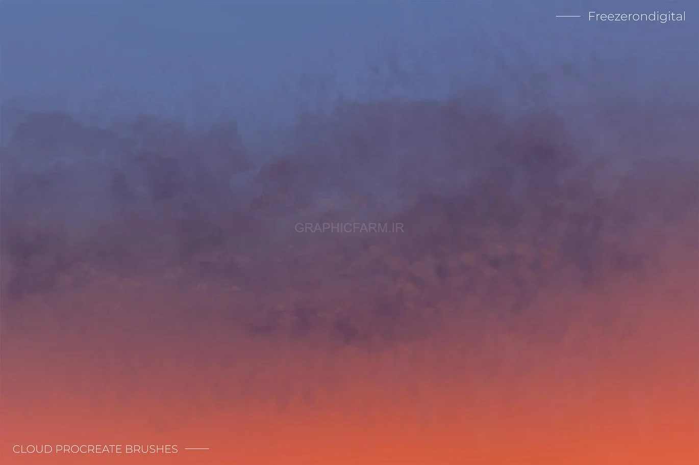 Dynamic Clouds Procreate Brushes