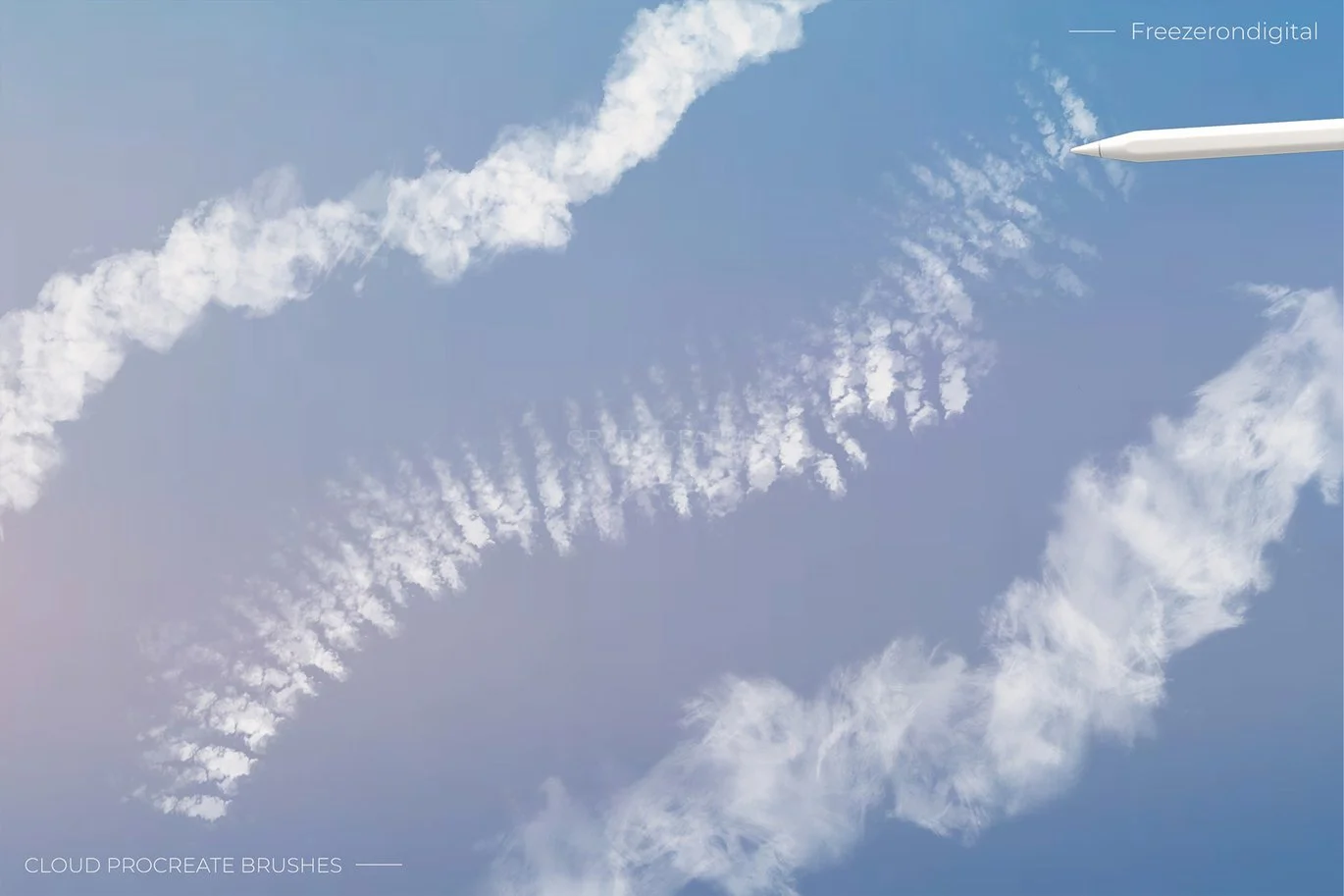 Dynamic Clouds Procreate Brushes