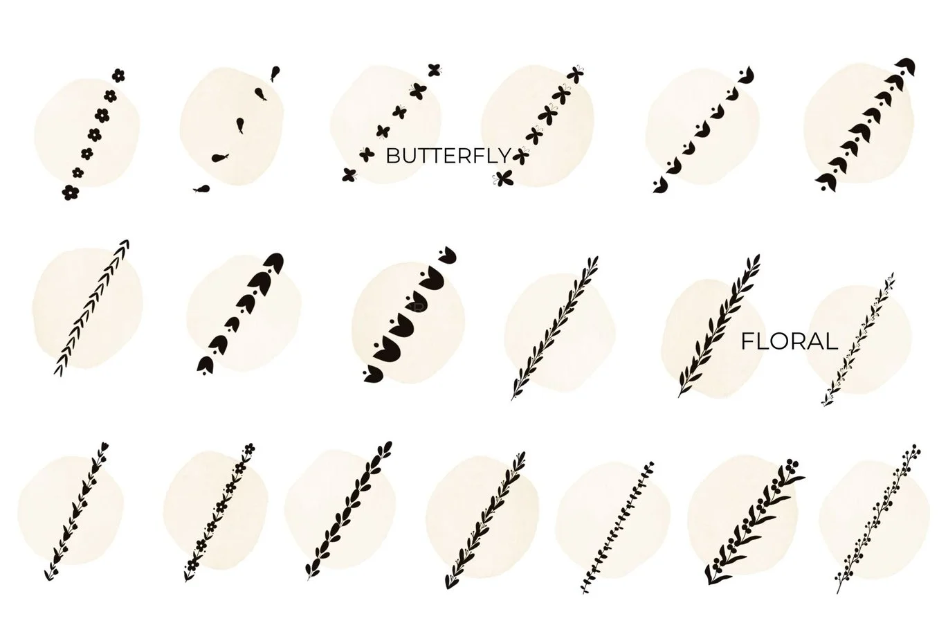 Procreate Pattern Border Brushes