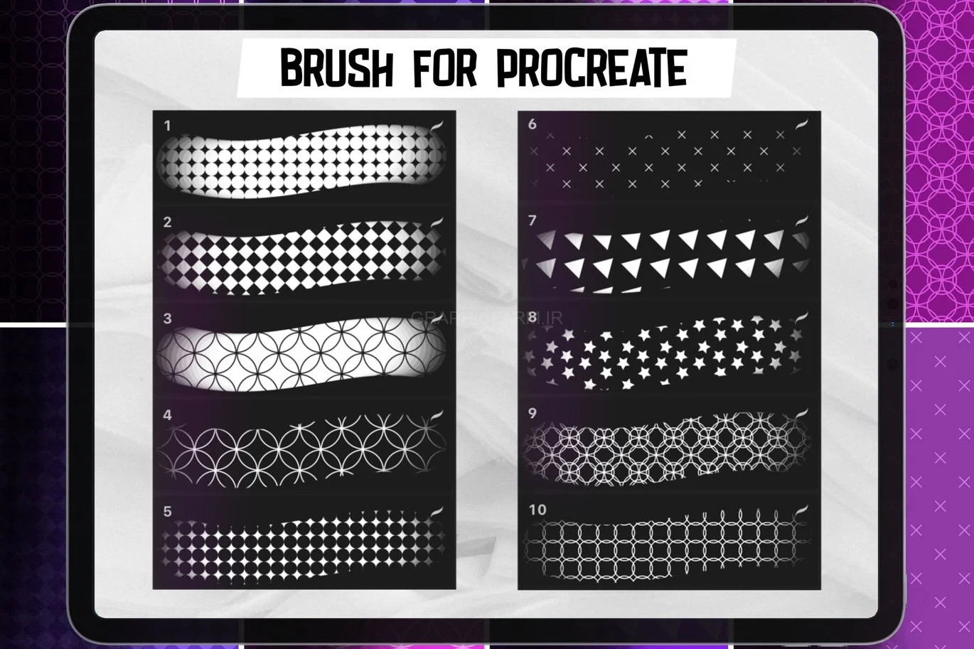Dansdesign Pattern Brush Procreate
