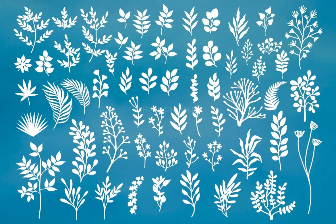 So Many Leaves Procreate Brushes