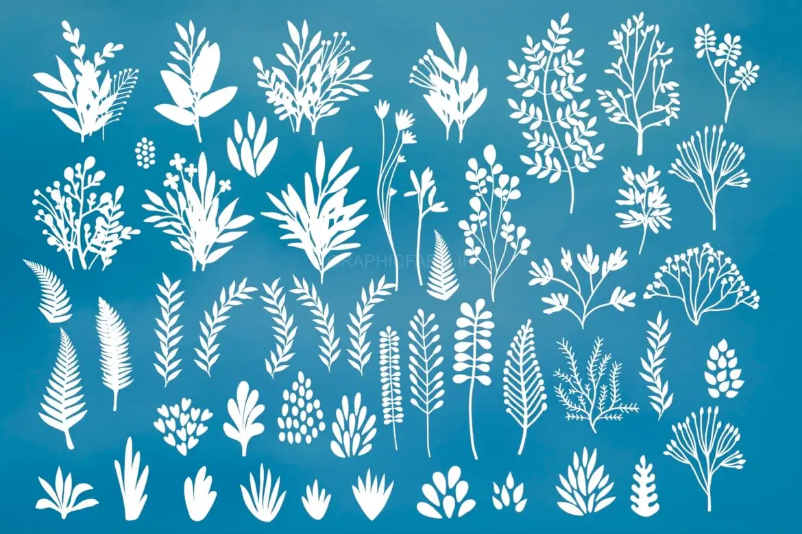 So Many Leaves Procreate Brushes