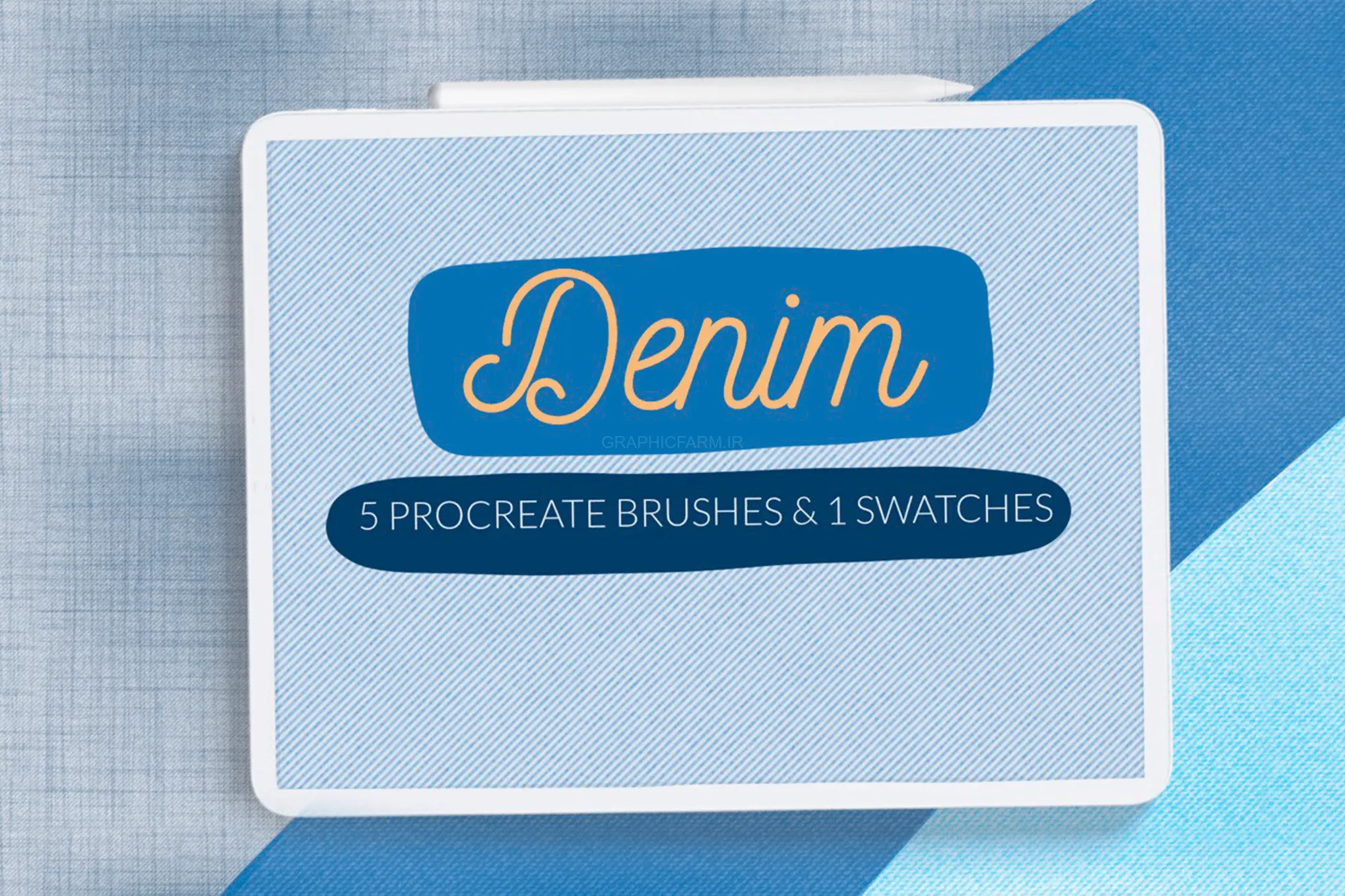 Denim Brushes Texture. Fabric Jeans Background