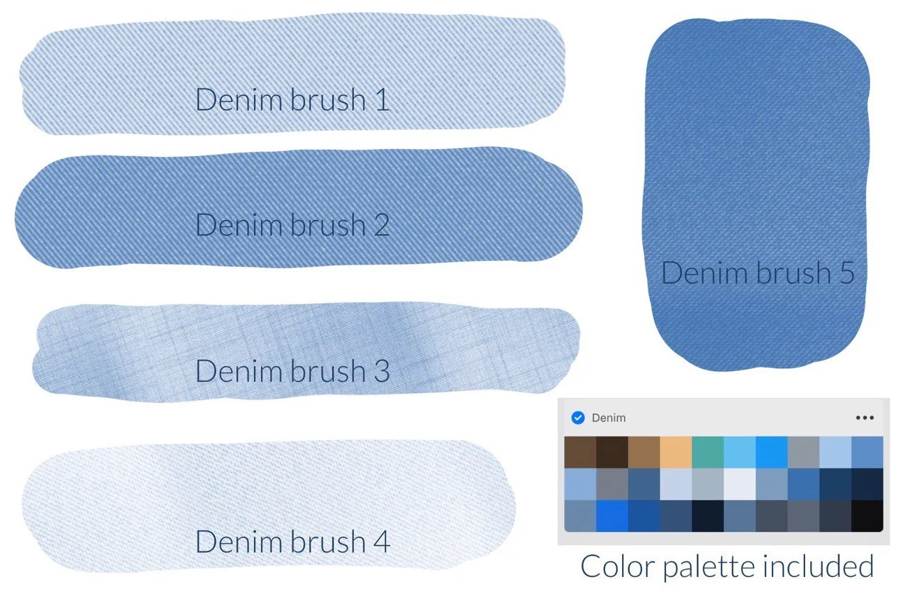 Denim Brushes Texture. Fabric Jeans Background