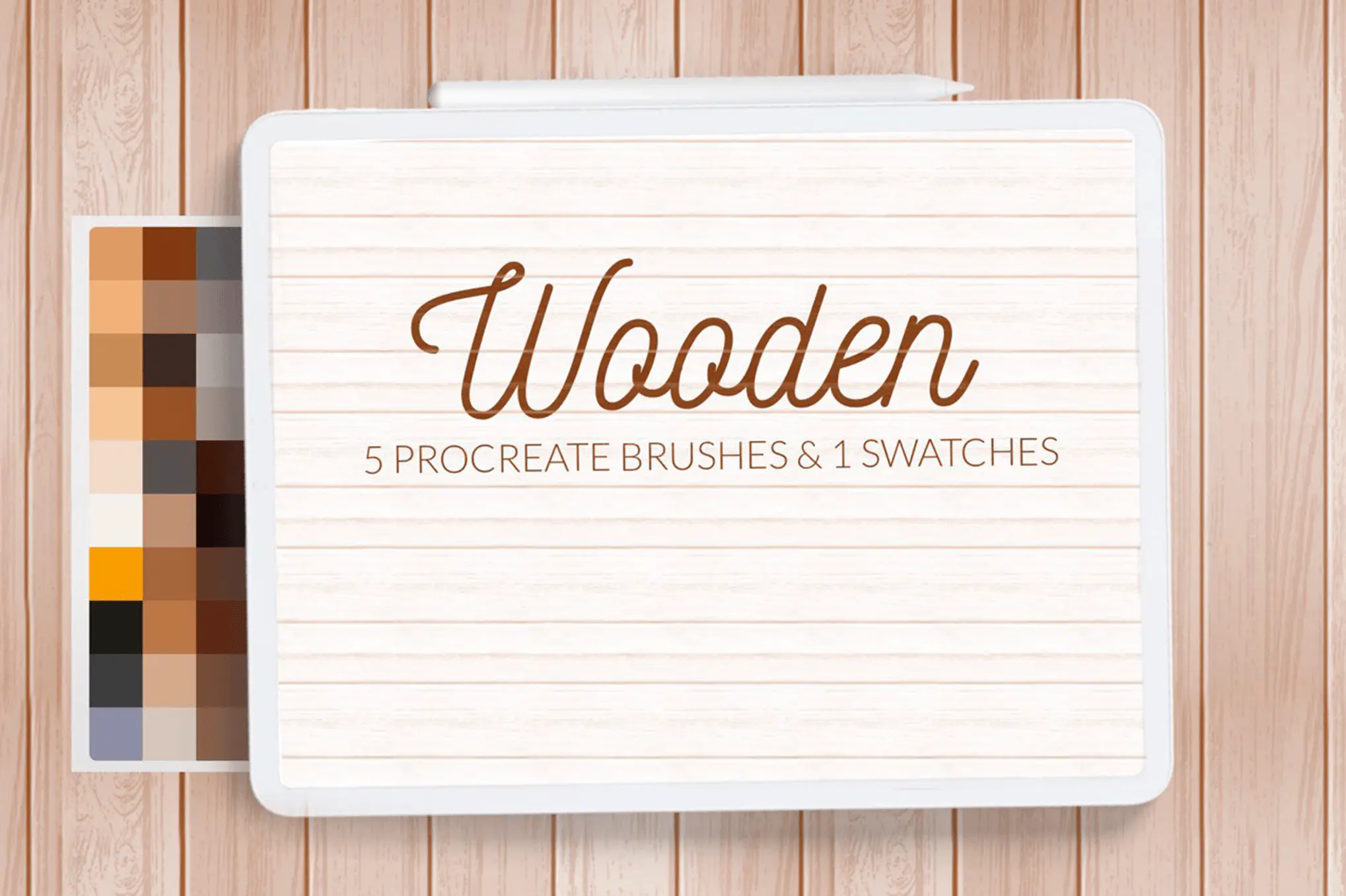 Wooden Background Procreate Brushes