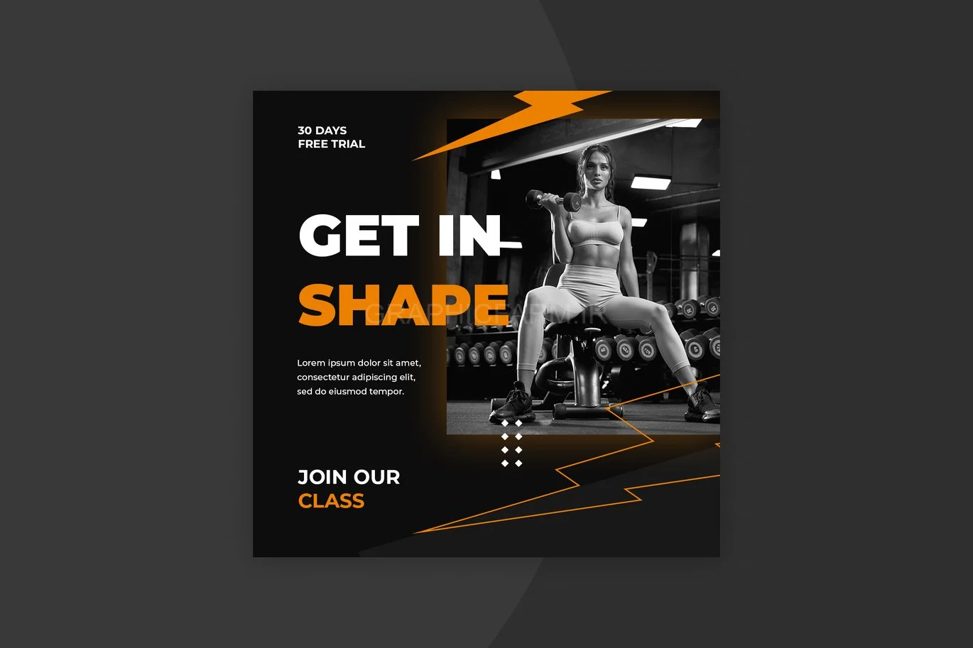 Fitness Instagram Post Template