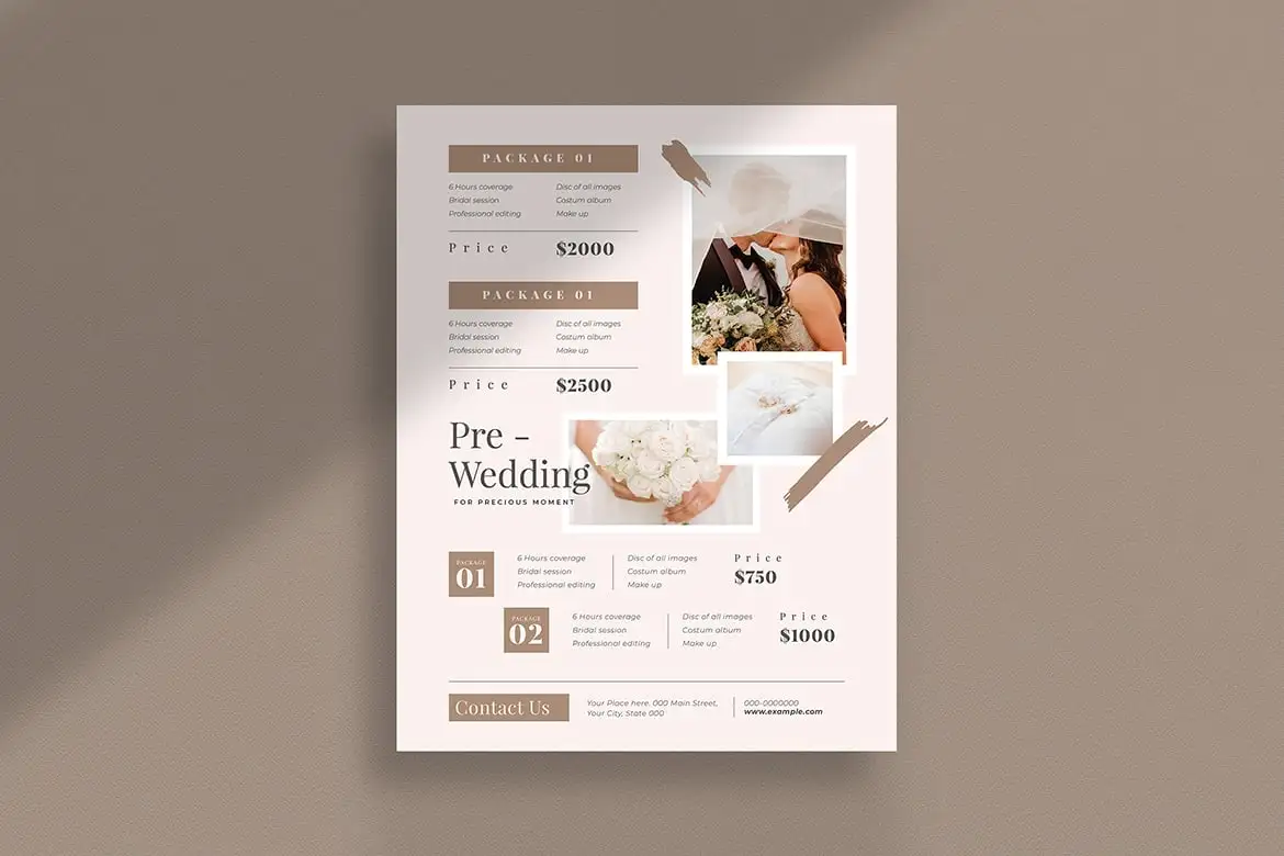 Photography Pricing Guide Template
