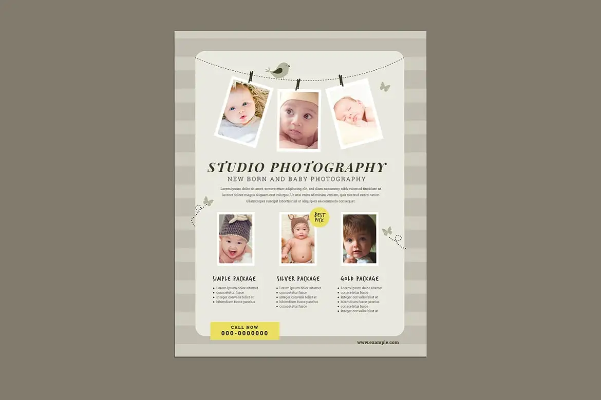 Newborn Photography Flyer