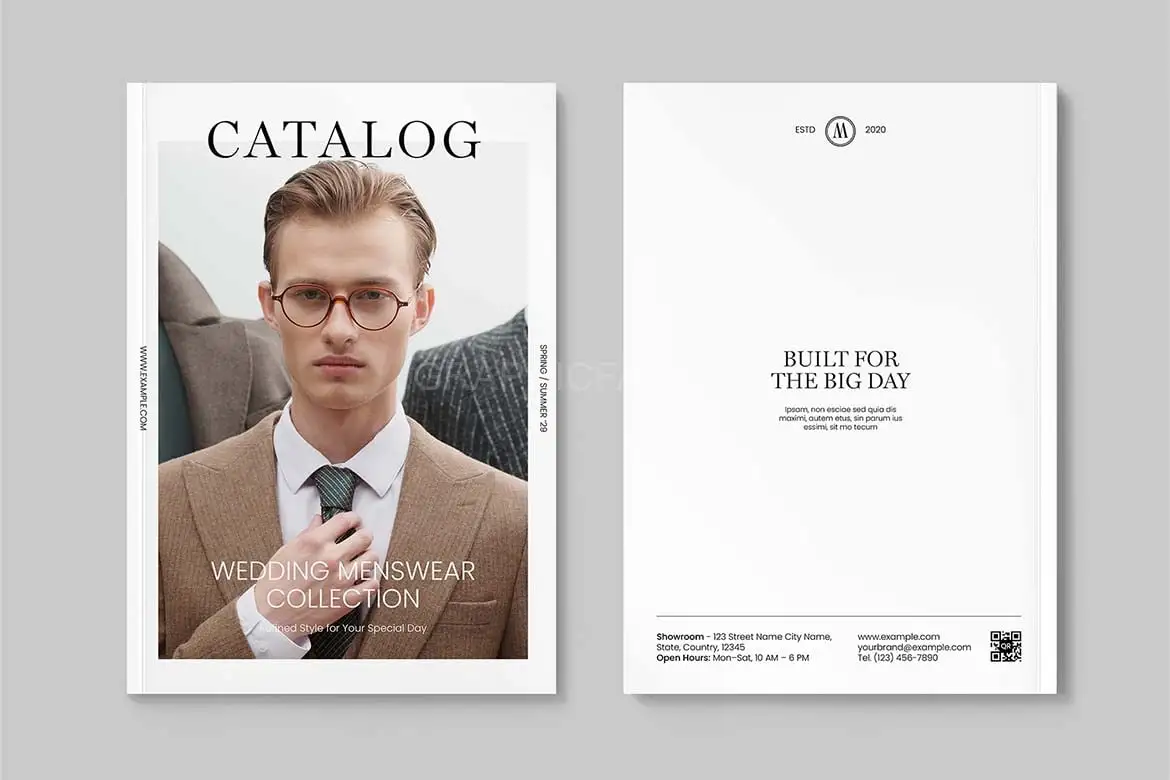 Menswear Catalog Template
