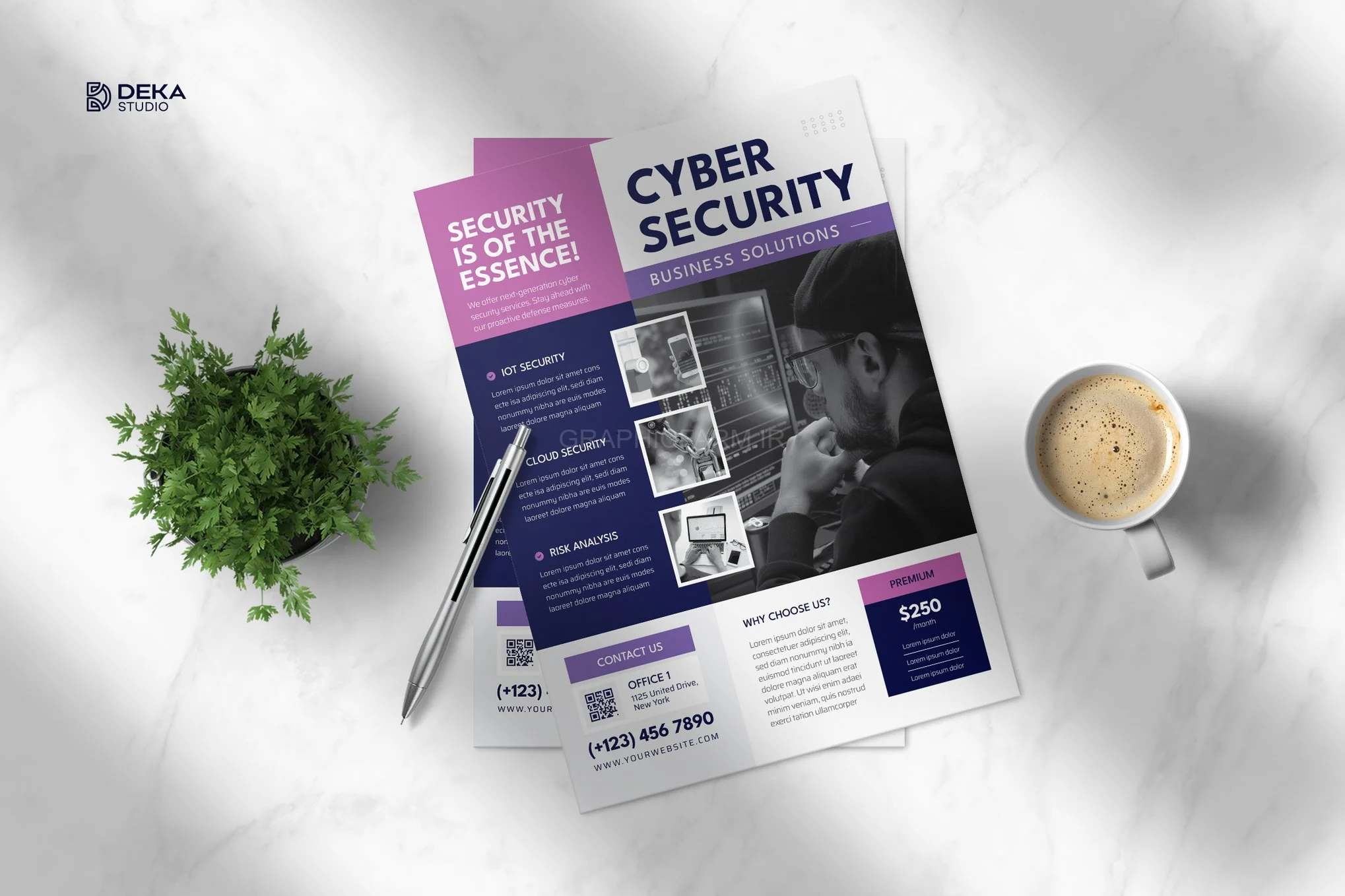 Cyber Security Flyer Design