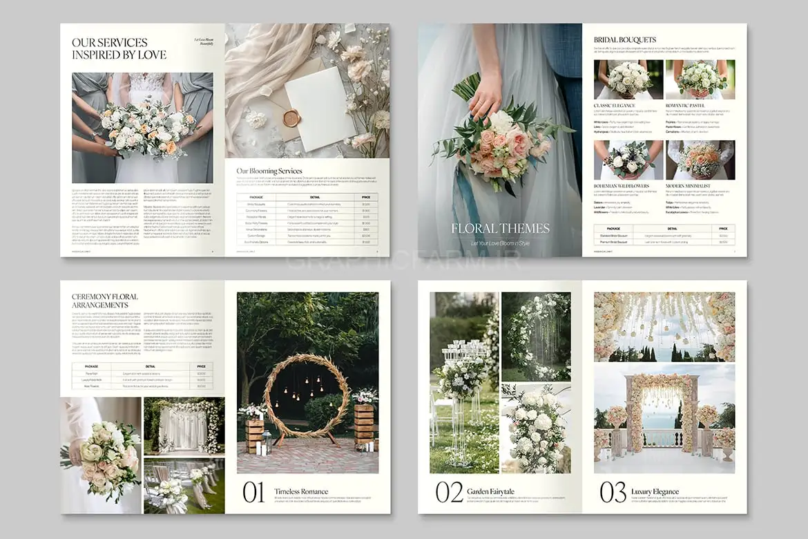 Florist Brochure / Catalog Template