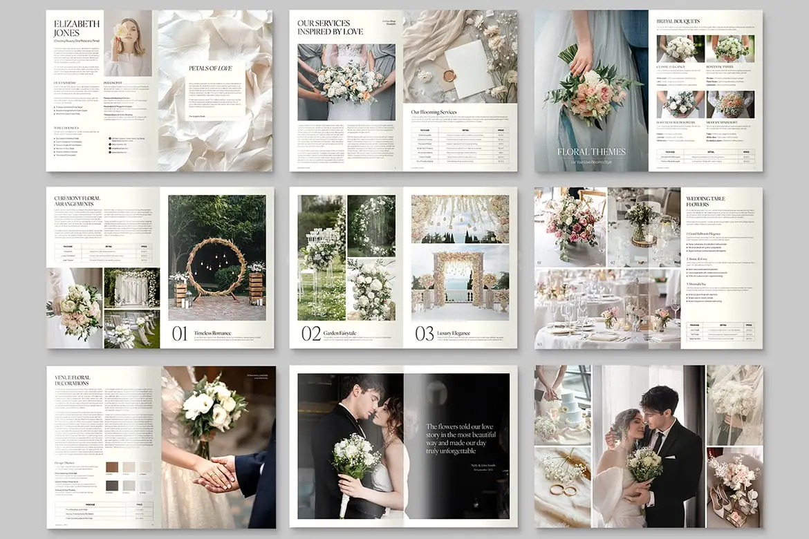 Florist Brochure / Catalog Template