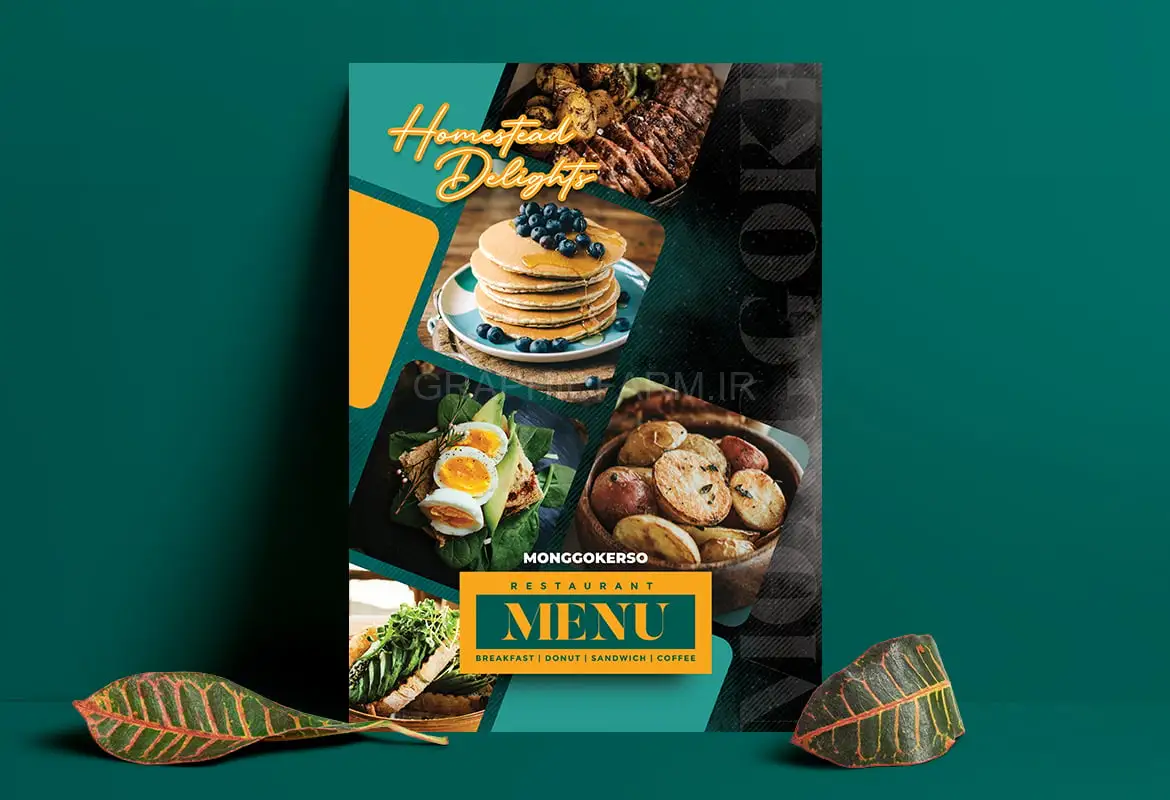 Grunge Fusion Food Menu