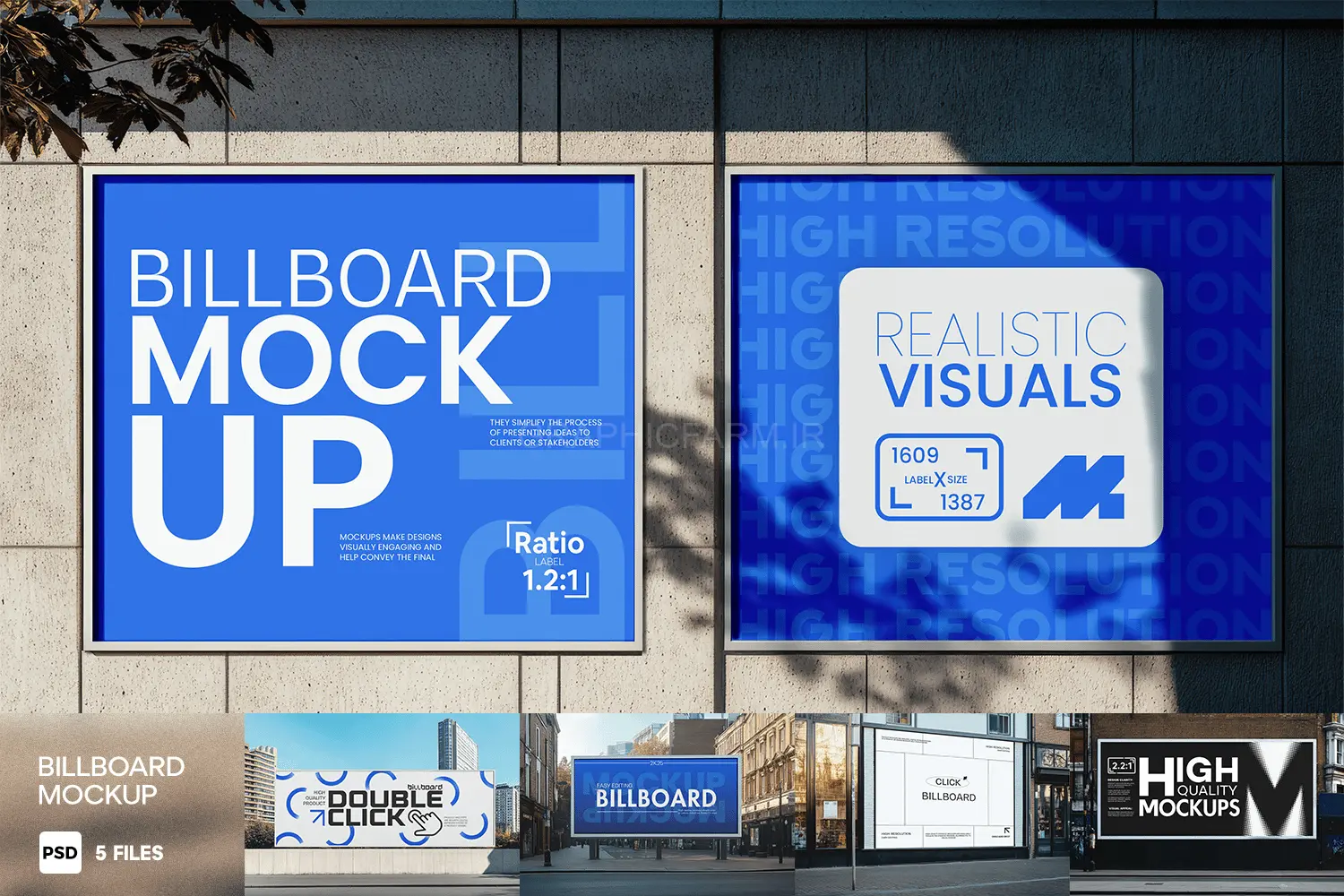 City Billboard Mockup