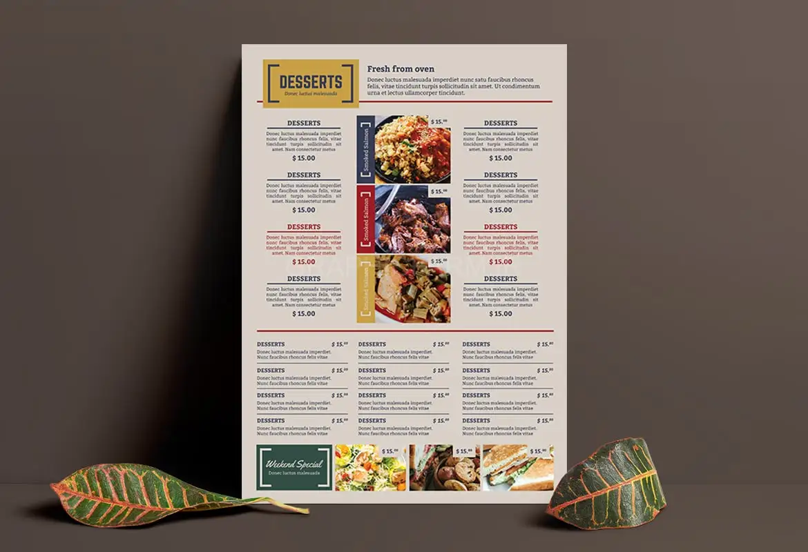 Restaurant Food Menu