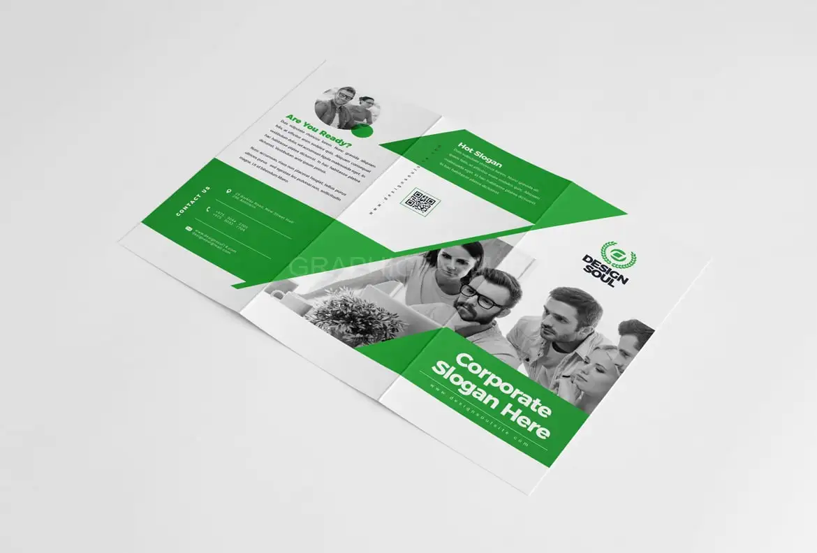 Green Trifold Brochure