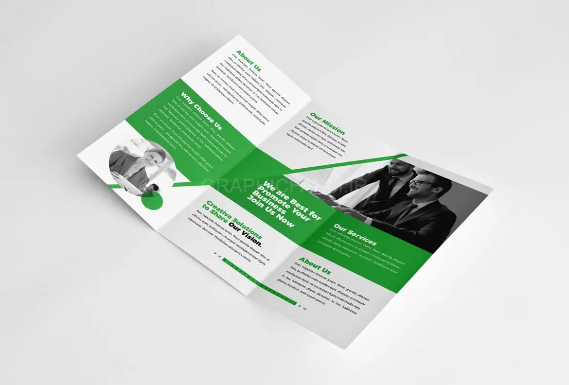 Green Trifold Brochure