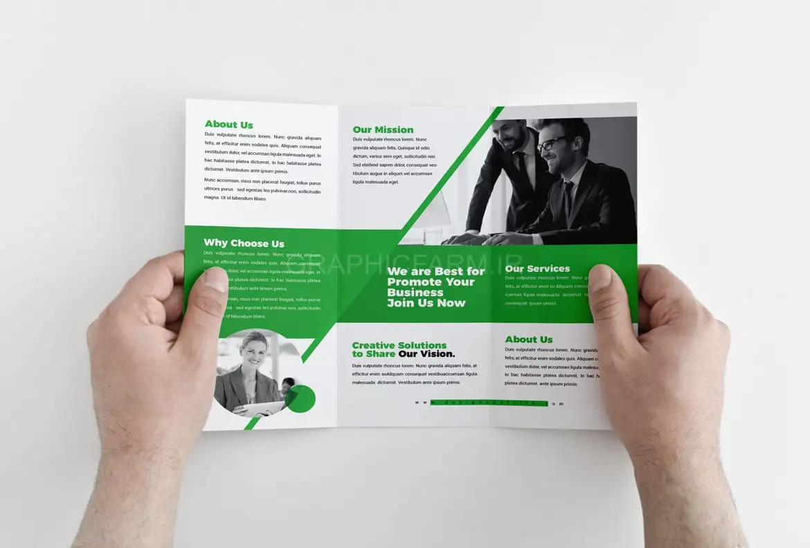 Green Trifold Brochure