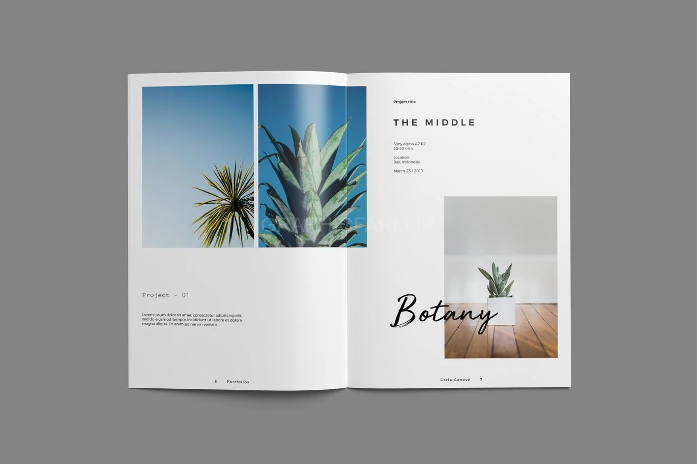 Photography Portfolio Brochure Template