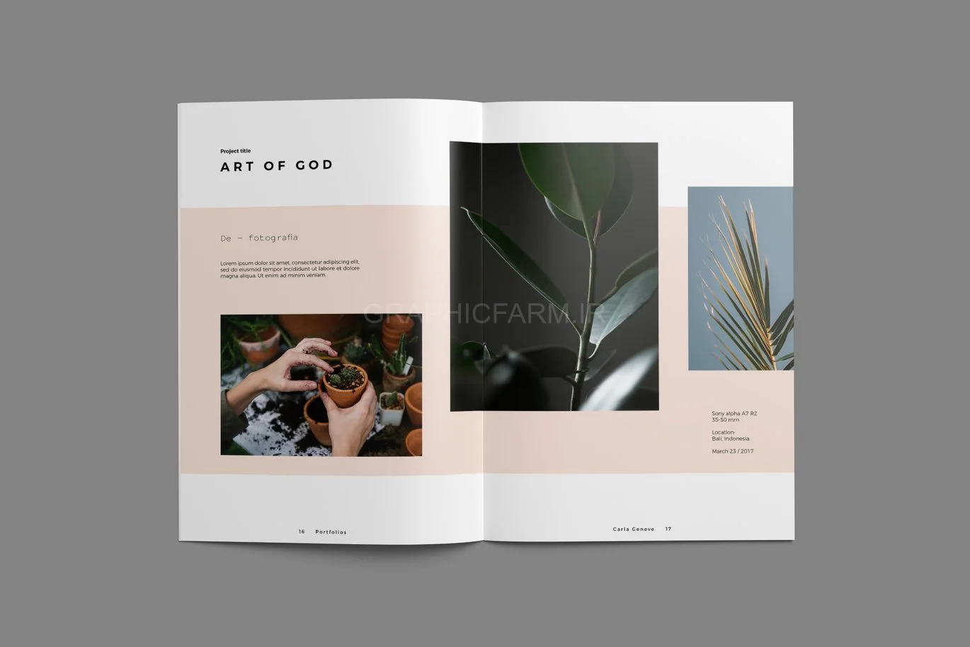 Photography Portfolio Brochure Template