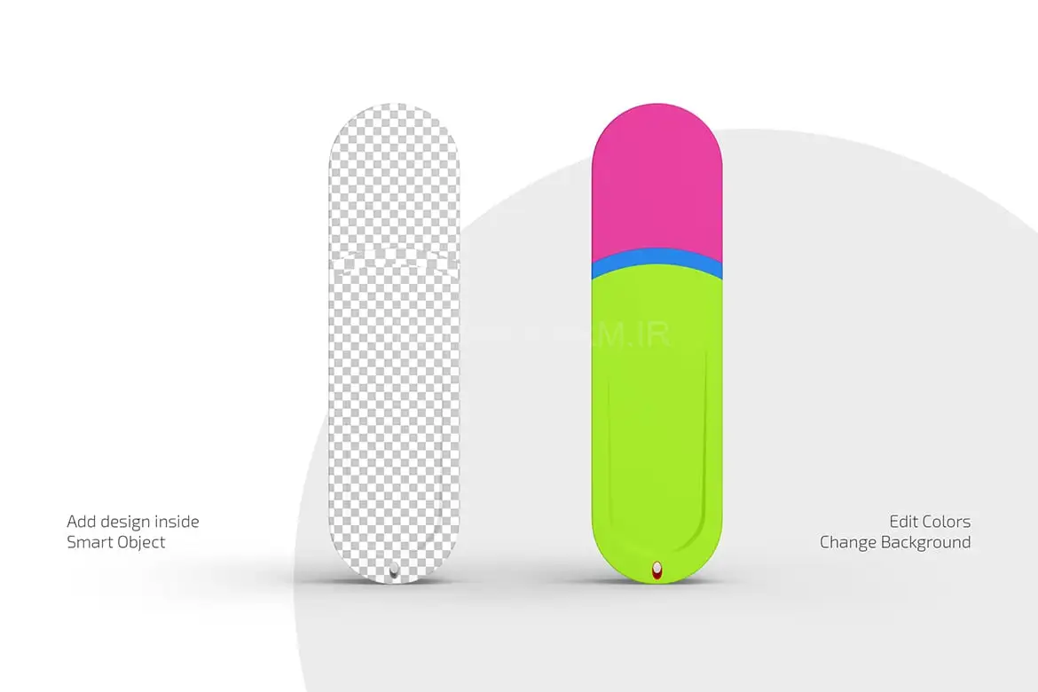 USB Flash Drive Mockup Set