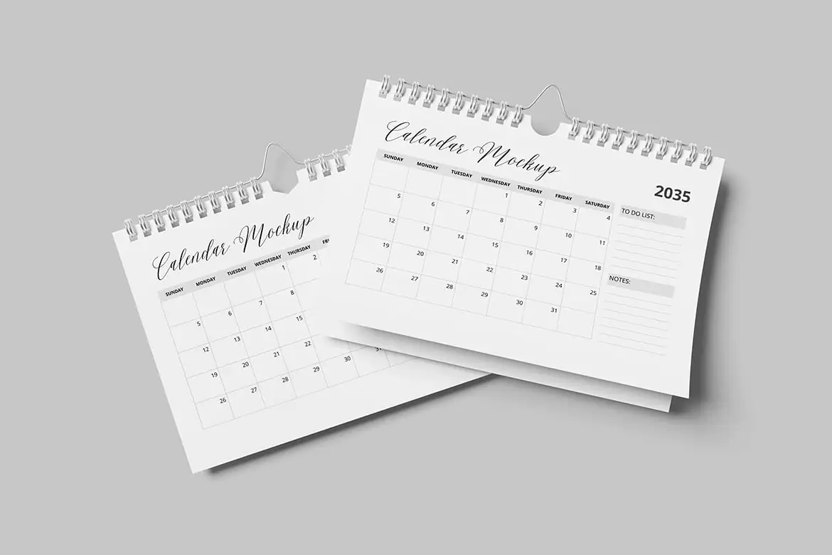 Calendar Mockup