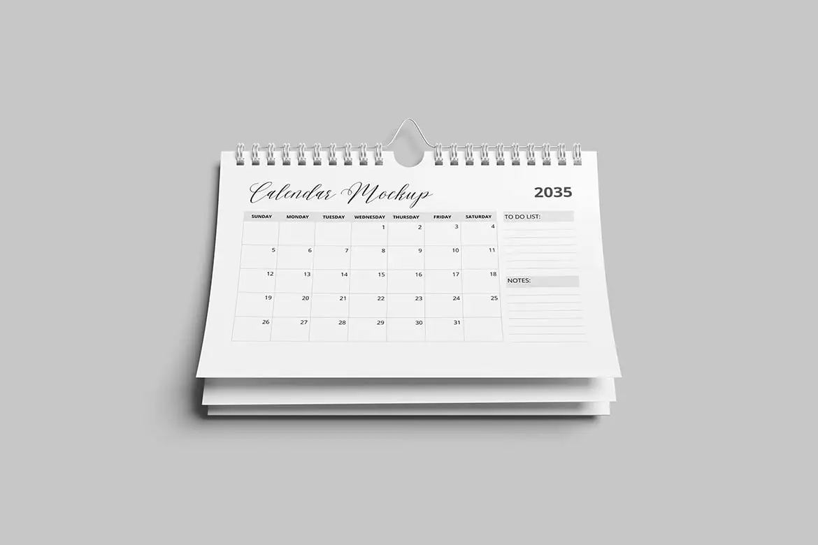 Calendar Mockup