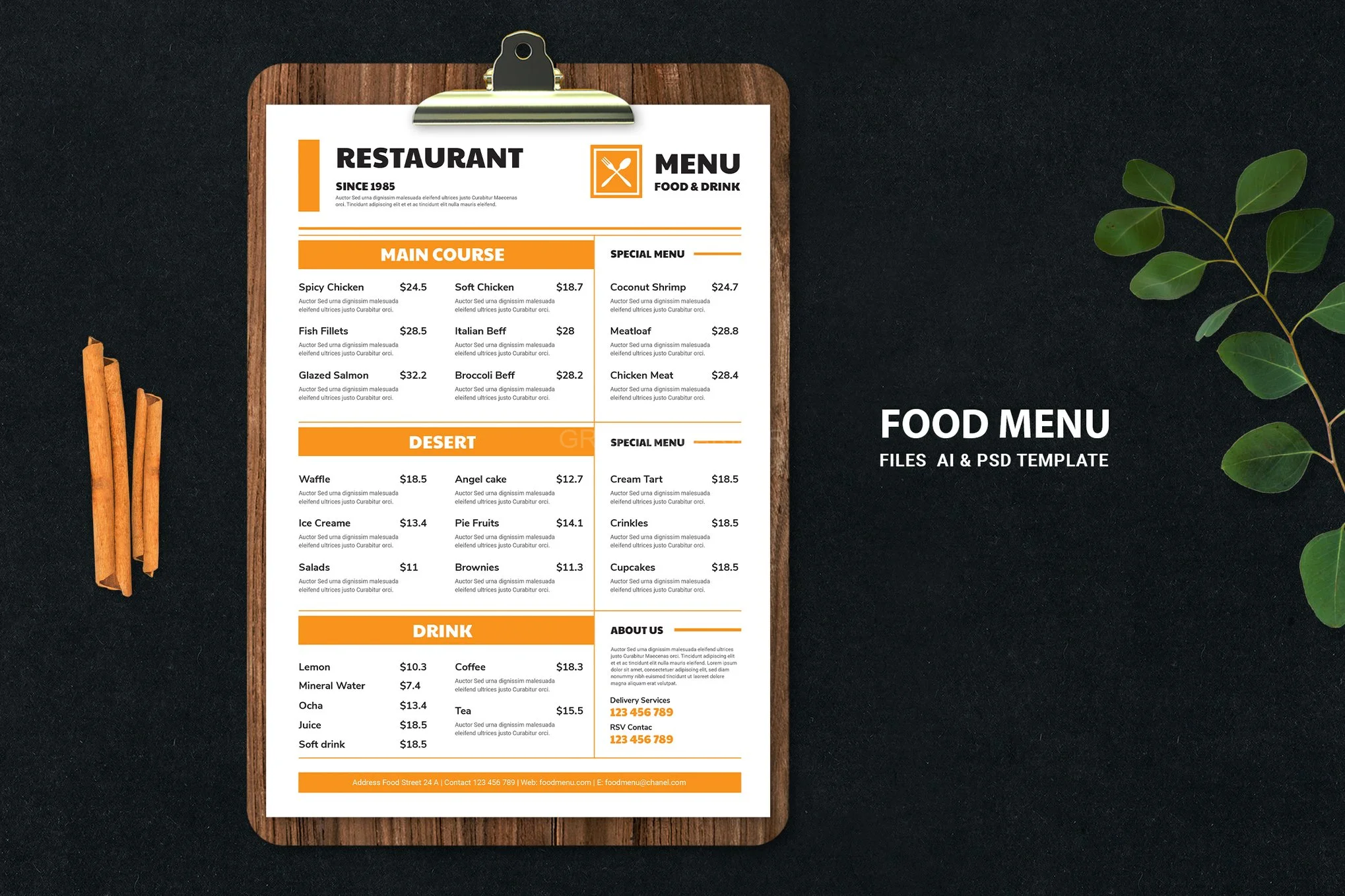 Food Menu