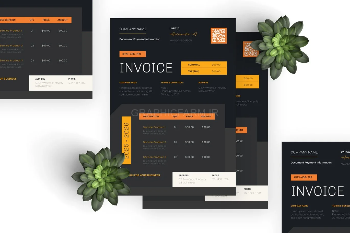 Navy Payment - Invoice