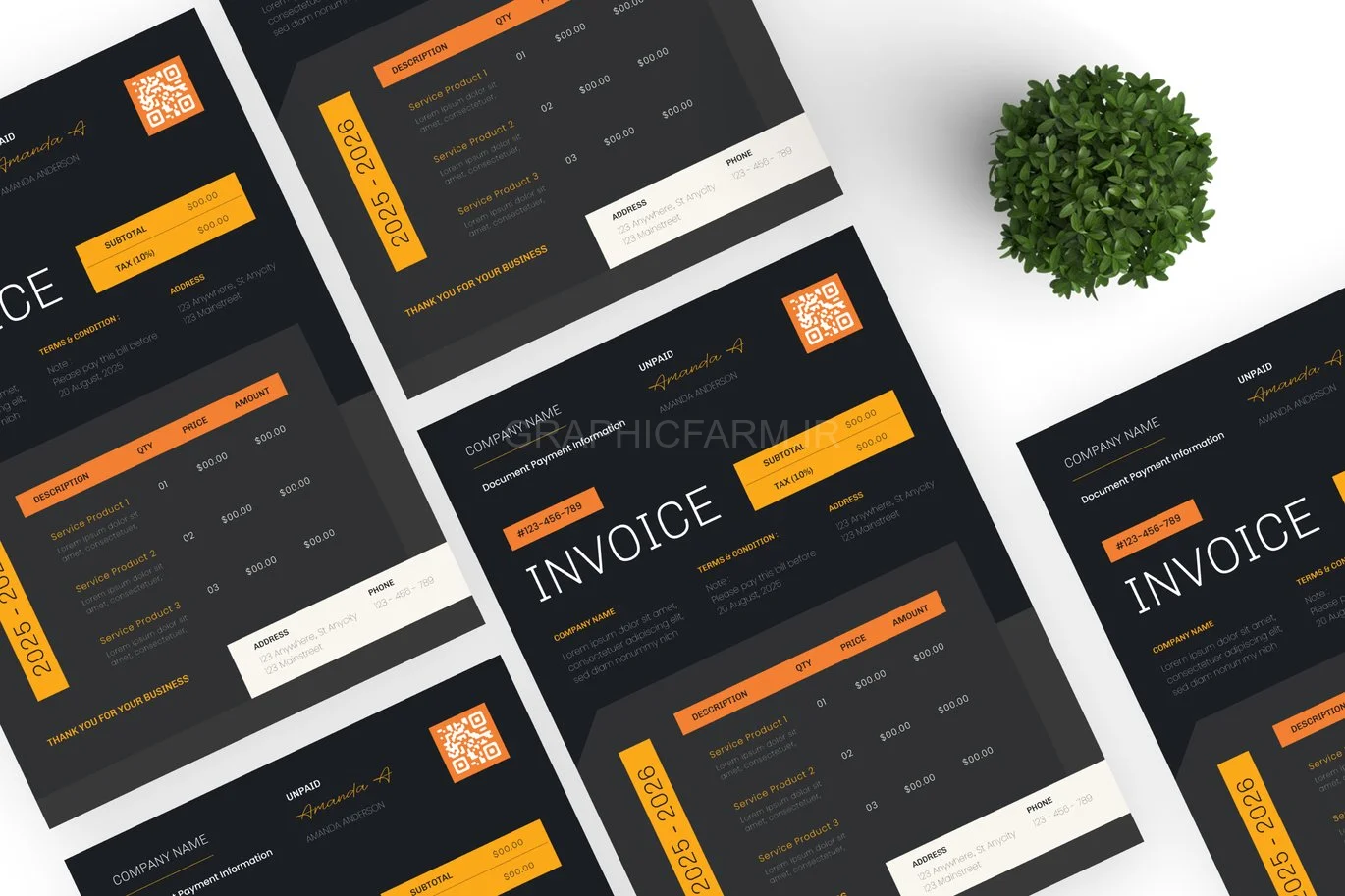 Navy Payment - Invoice