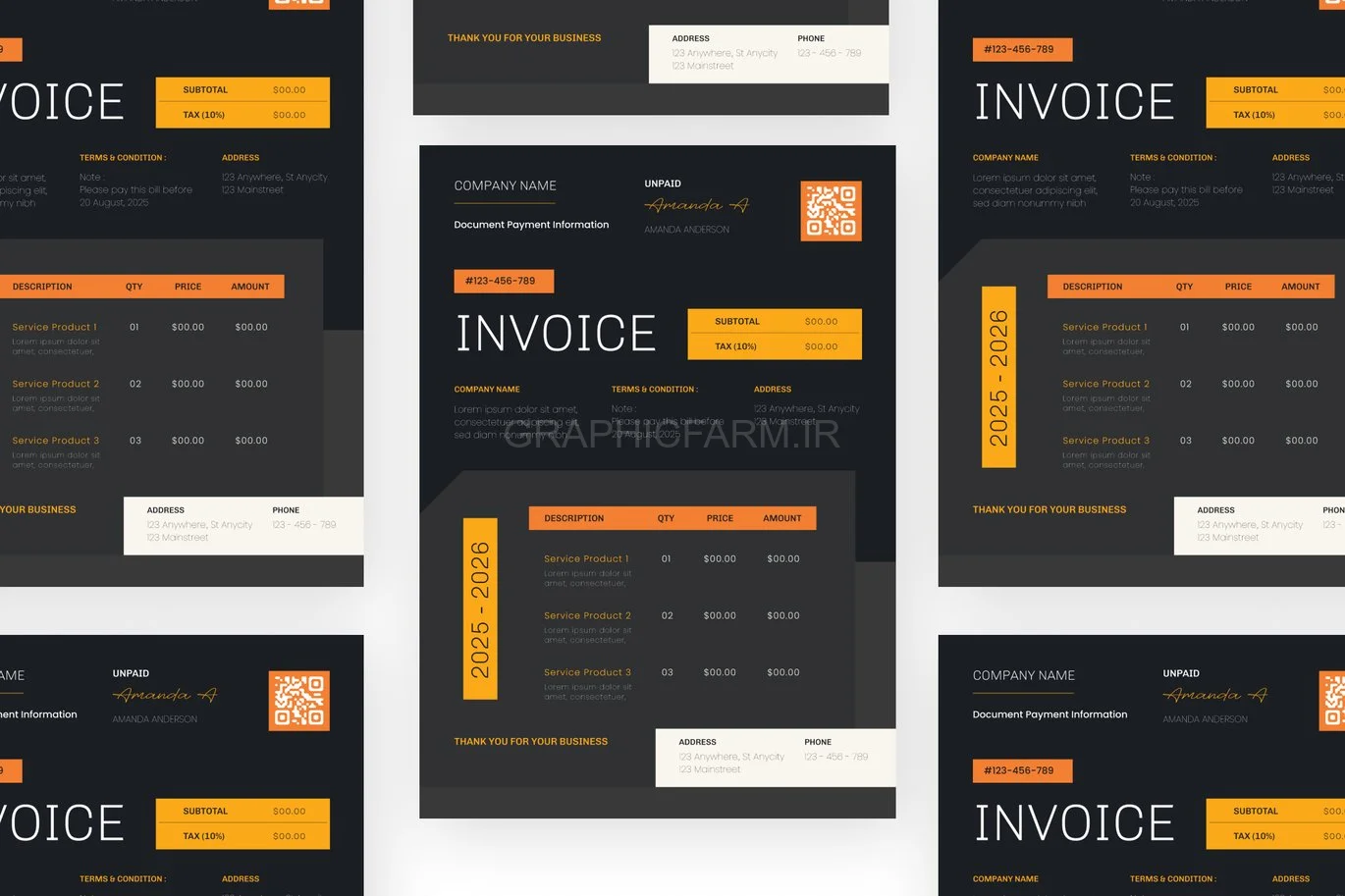 Navy Payment - Invoice