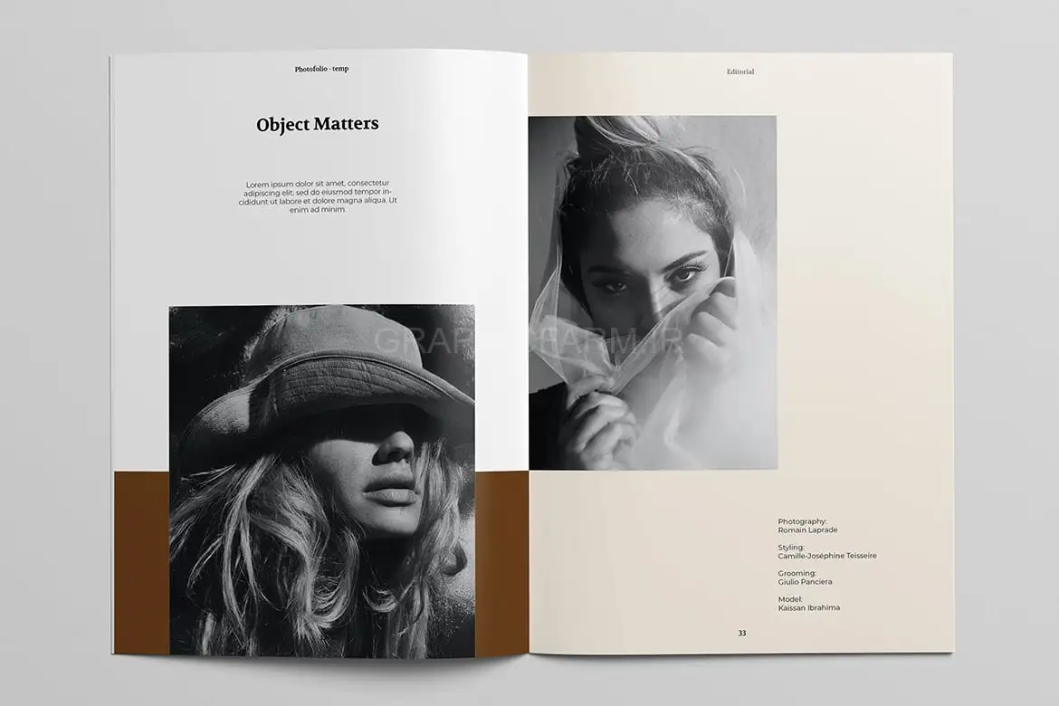 Photography Portfolio Brochure Template
